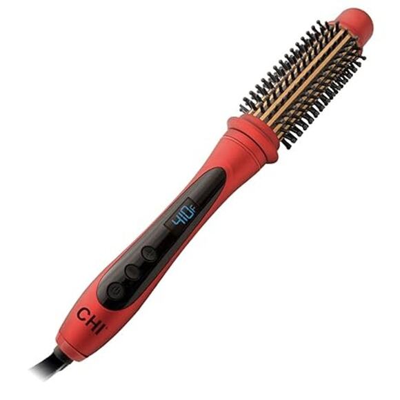 NWT CHI Tourmaline Ceramic Heated Round Brush -1.25" Barrel